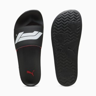 Chanclas unisex Puma F1 LEADCAT 2.0 LOGO negras.