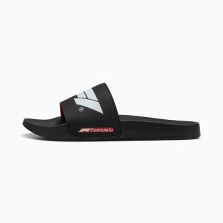 Chanclas unisex Puma F1 LEADCAT 2.0 LOGO negras.