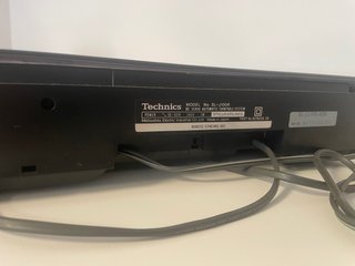 Tocadiscos Technics SL-J100R Negro