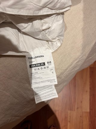 Edredón IKEA FJÄLLARNIKA 150x200cm Blanco
