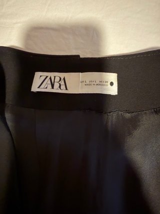 Chaleco largo Zara negro