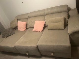 Sofá chaise longue 3m x 1.50m casi nuevo