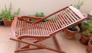 Hamaca de madera