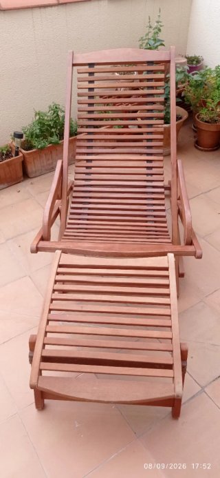 Hamaca de madera