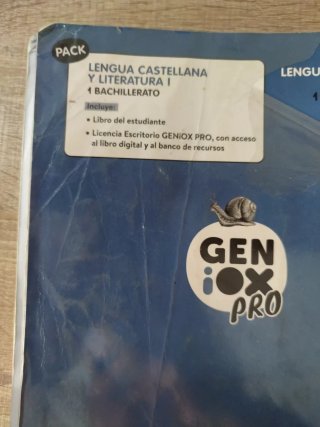 Lengua castellana y literatura I. Libro del est...