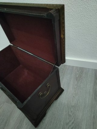 Baúl Arcón Madera Vintage Romántico (57x32x36)