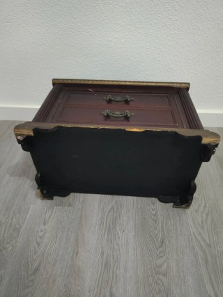 Baúl Arcón Madera Vintage Romántico (57x32x36)