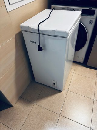 Congelador horizontal Haier blanco