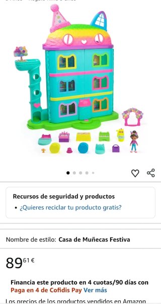 Casa de muñecas Gabby's Celebration Dollhouse