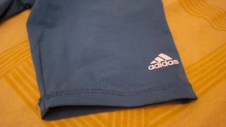 Mallas Cortas Adidas Azul Mujer