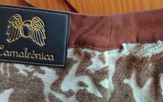 Falda corta diseño patchwork