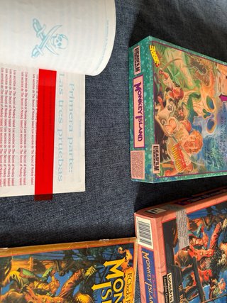 Libro de pistas Monkey Island LucasArts