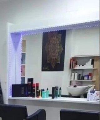 Tocador Peluquería con Espejo