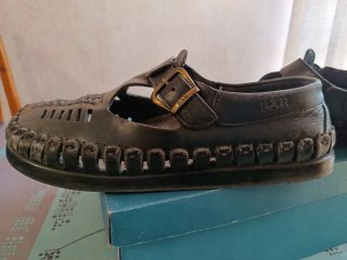 Zapatos sandalia hombre negros