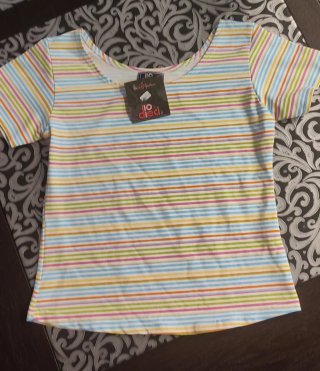 Camiseta licra rayas M