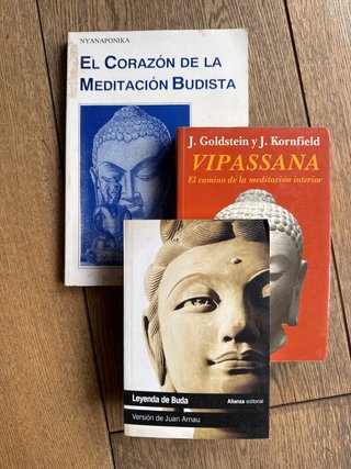lote de 3 libros Meditación Budista