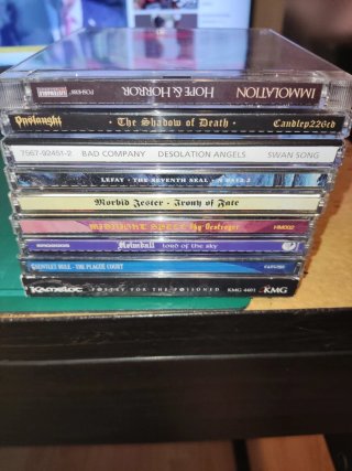 Lote 10 CDs Heavy Metal Carlos