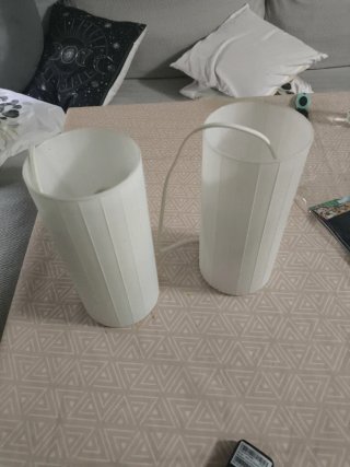 Lámparas de cristal Ikea (2 unidades)