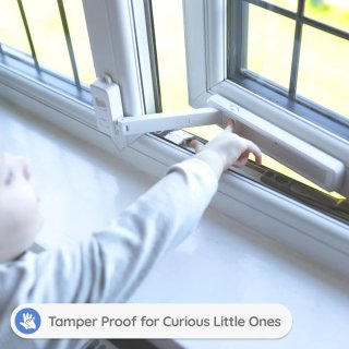 BABYGO® - 5 Topes de seguridad para ventana (gris)