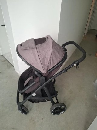 Carrito de bebé Asalvo Two+2 con cuco. De 0 a 24 m