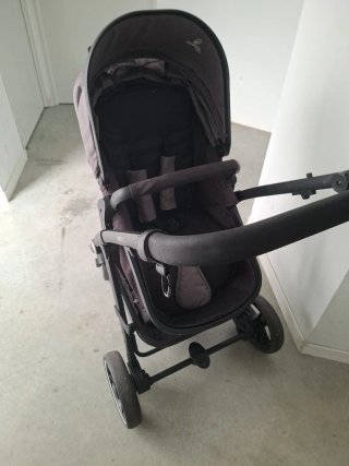 Carrito de bebé Asalvo Two+2 con cuco. De 0 a 24 m