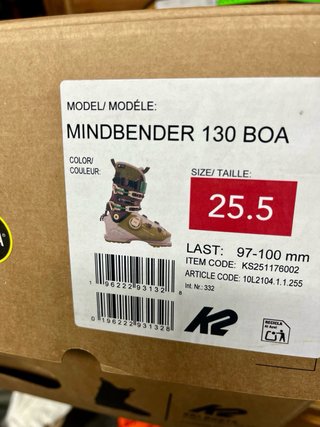 K2 Mindbender 130 BOA Botas de Esquí