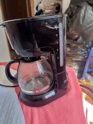Cafetera Eléctrica Goteo Negra