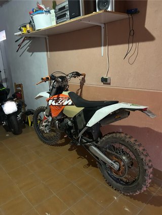 KTM 250 EXC Enduro/Motocross Naranja/Blanco