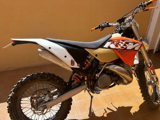 KTM 250 EXC Enduro/Motocross Naranja/Blanco