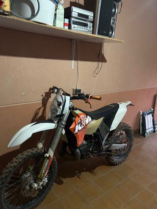 KTM 250 EXC Enduro/Motocross Naranja/Blanco