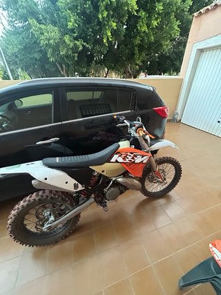 KTM 250 EXC Enduro/Motocross Naranja/Blanco
