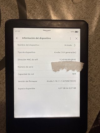 Amazon Kindle Negro