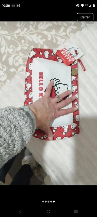 Neceser Hello Kitty Blanco y Rojo