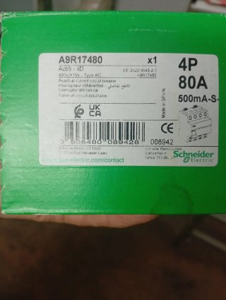 Interruptor Diferencial 80A 500mA
