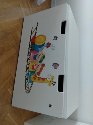 Baúl infantil IKEA blanco