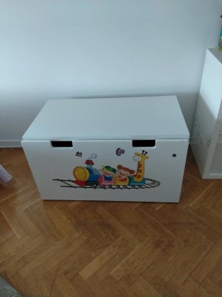Baúl infantil IKEA blanco