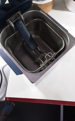 Freidora Eléctrica Acero Inox 2L