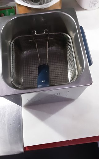Freidora Eléctrica Acero Inox 2L