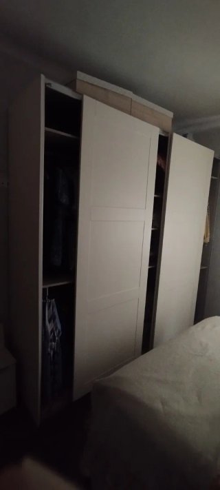 Armario 3 puertas correderas blanco