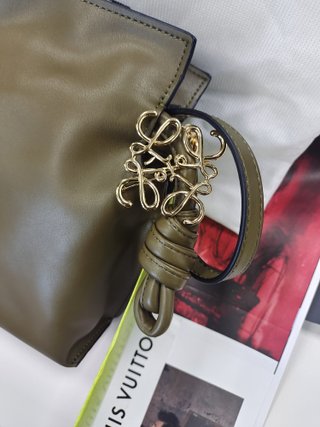 Bolso Loewe Verde Piel