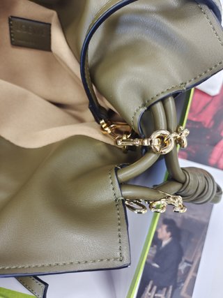 Bolso Loewe Verde Piel