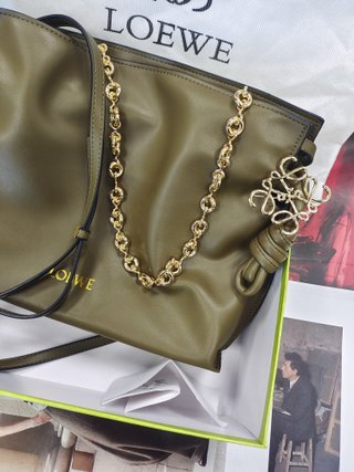 Bolso Loewe Verde Piel