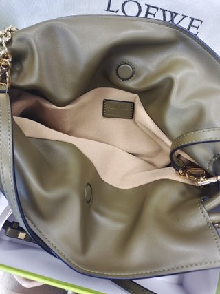 Bolso Loewe Verde Piel
