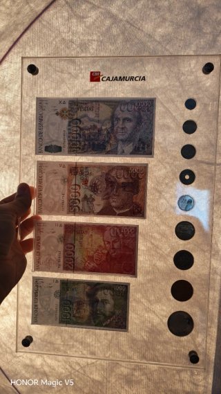 Colección Pesetas: Billetes y Monedas auténticos