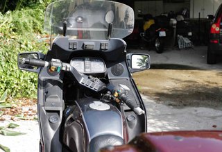 BMW K1100LT granate