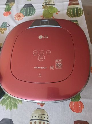 Robot Aspirador LG Hom-Bot Rojo Para despiece.