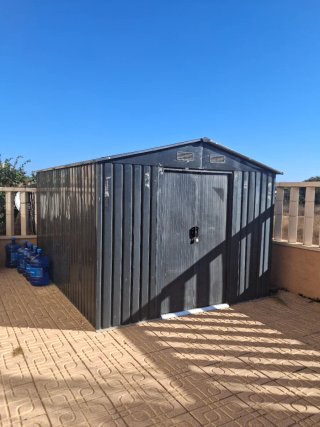 Caseta de chapa para exterior
