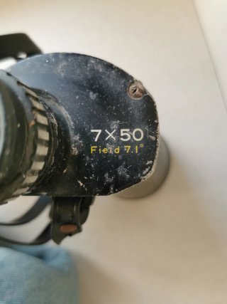 Prismáticos antiguos 7x50