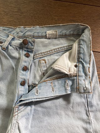Jeans vintage Americanino azzurri strappati