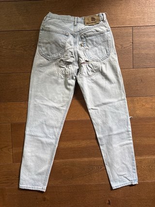 Jeans vintage Americanino azzurri strappati